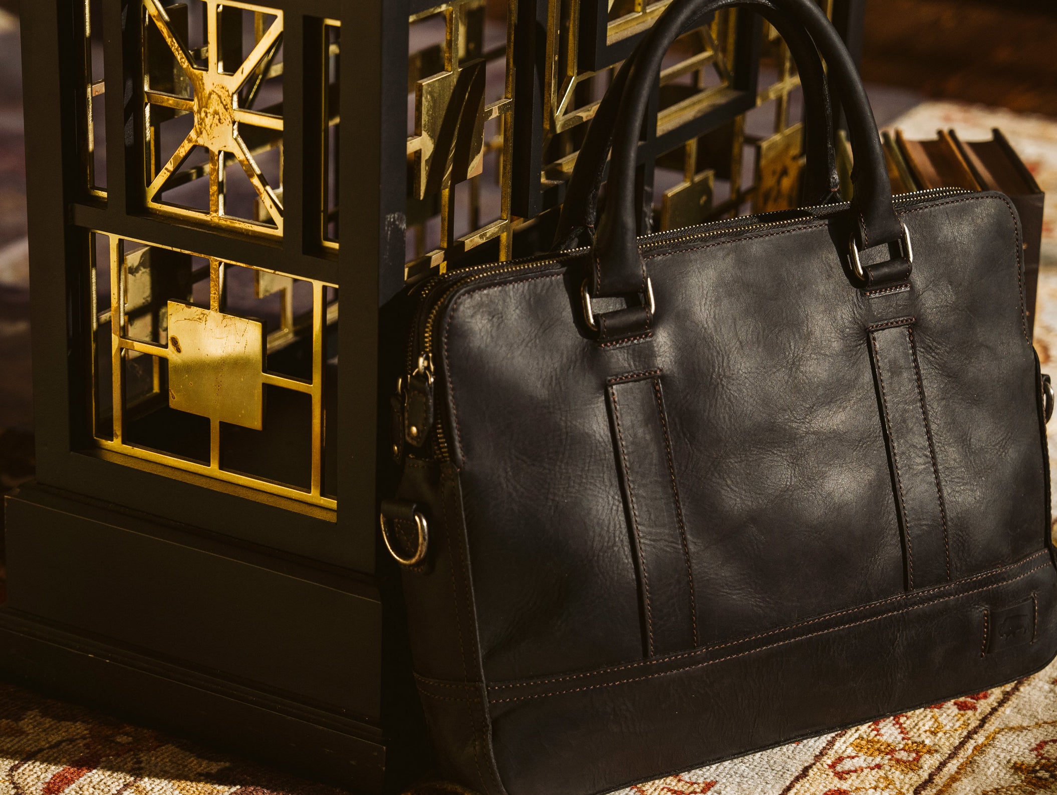 Professional Leather Modern Briefcase - Legal