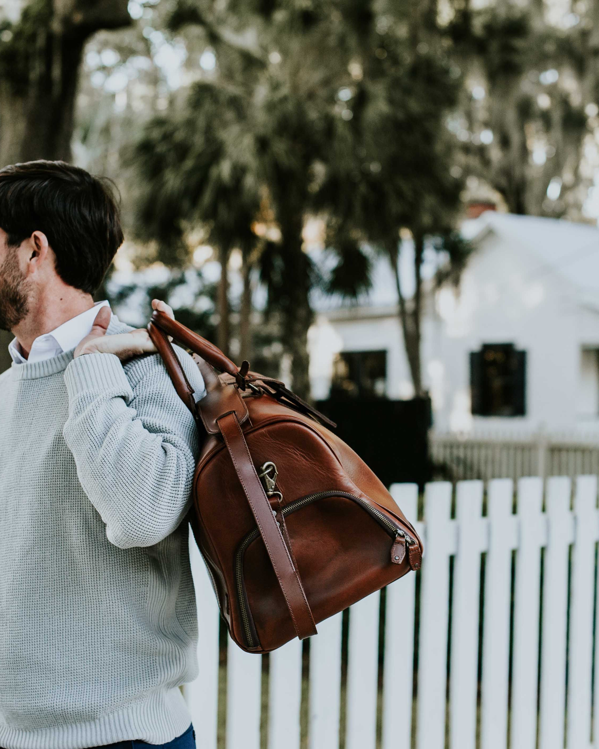 Rugged Leather Duffle | Elderwood
