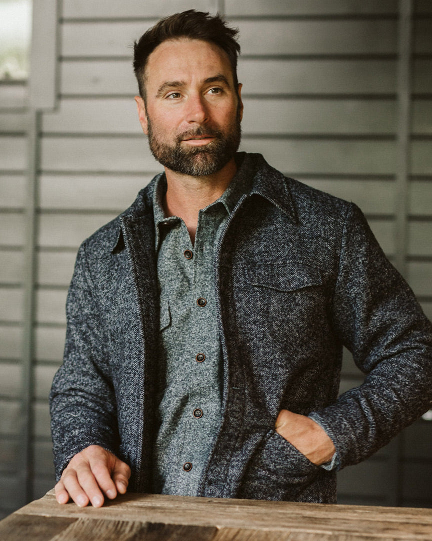 Mens classic Wesley Wool Jacket