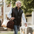 Black Quilted Vest