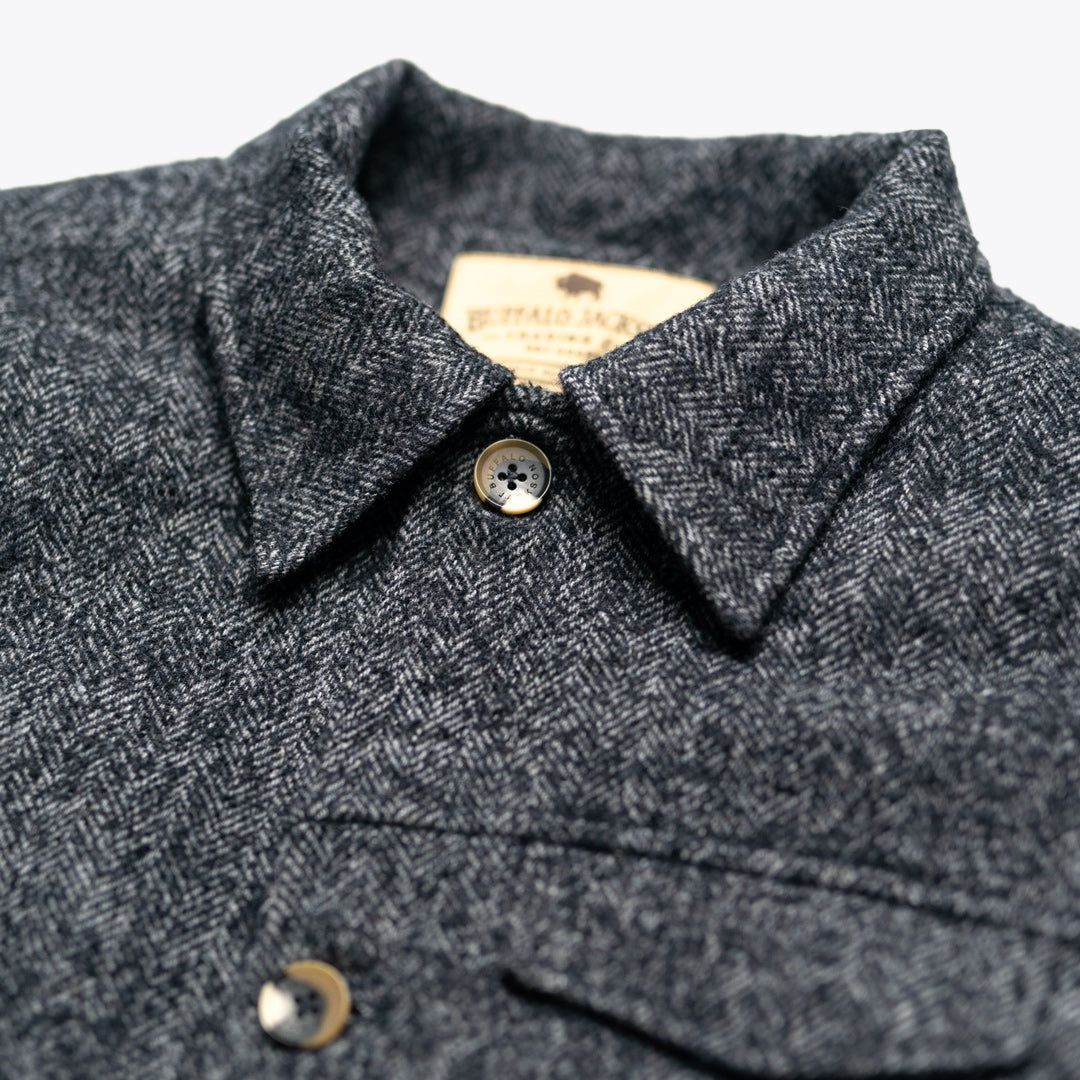 Men's Gray Wool Jacket: Wesley | Jack Andrews
